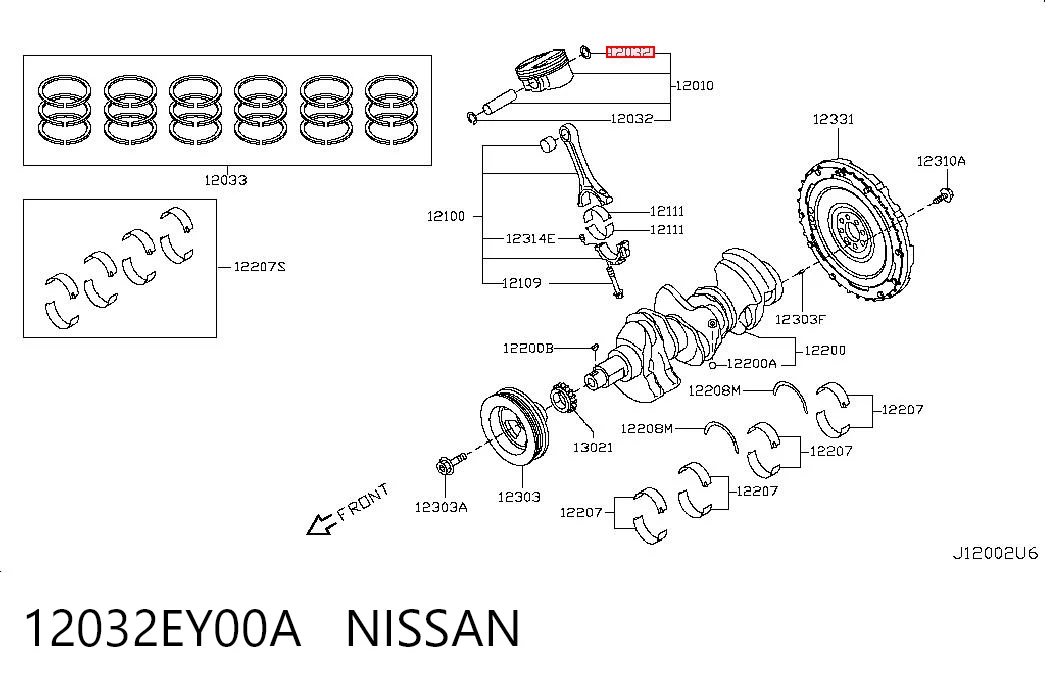 12032EY00A Nissan/Infiniti