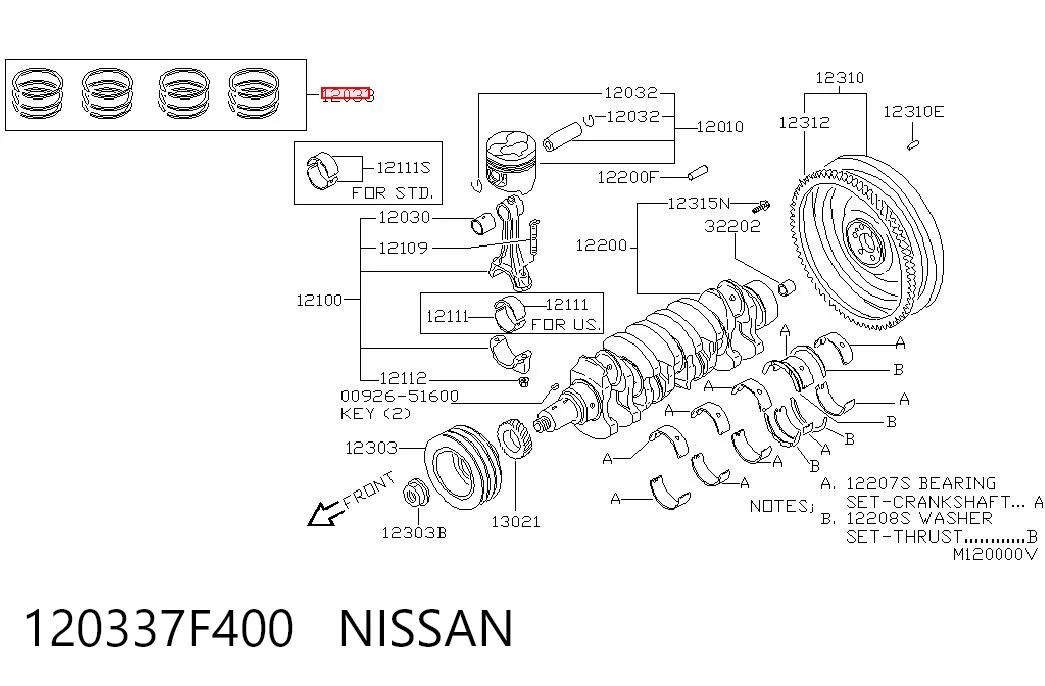 120337F400 Nissan/Infiniti