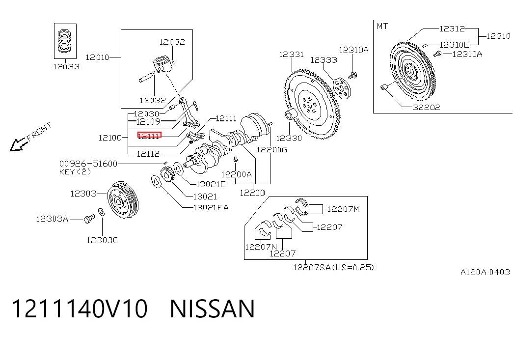 CB1210ASTD Kolbenschmidt Комплект подшипников скольжения