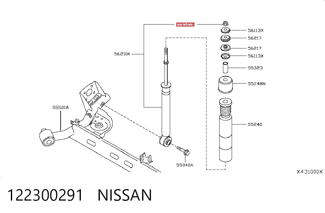 122300291 Nissan/Infiniti