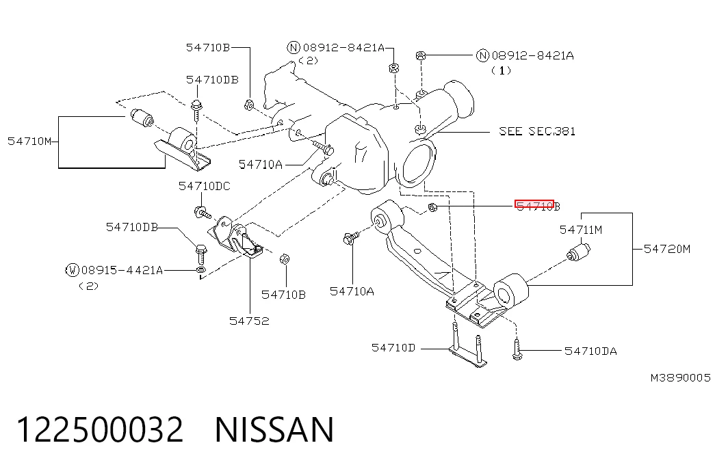 122500032 Nissan/Infiniti