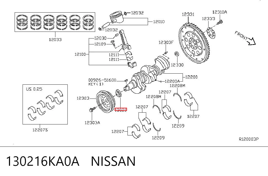 130216KA0A Nissan/Infiniti 