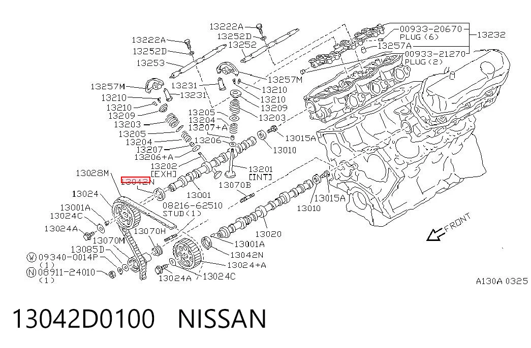 Сальник двигателя распредвала NIPPON MOTORS 13042D0100 цена, от 2.33 USD