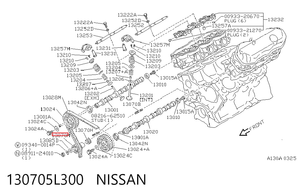  Ролик ГРМ Nissan Maxima 