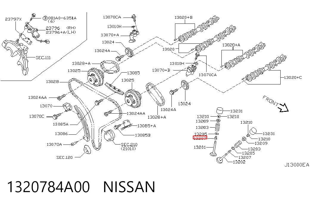 Купить VSS207 NIPPON MOTORS Сальник клапана (маслосъемный), впуск/выпуск