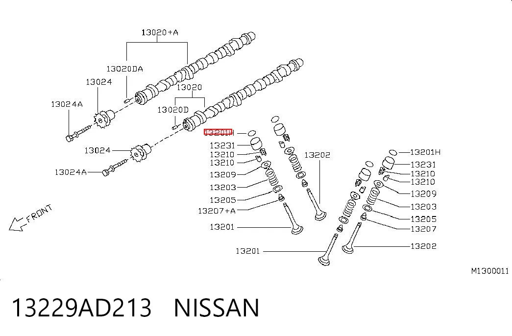 13229AD213 Nissan/Infiniti