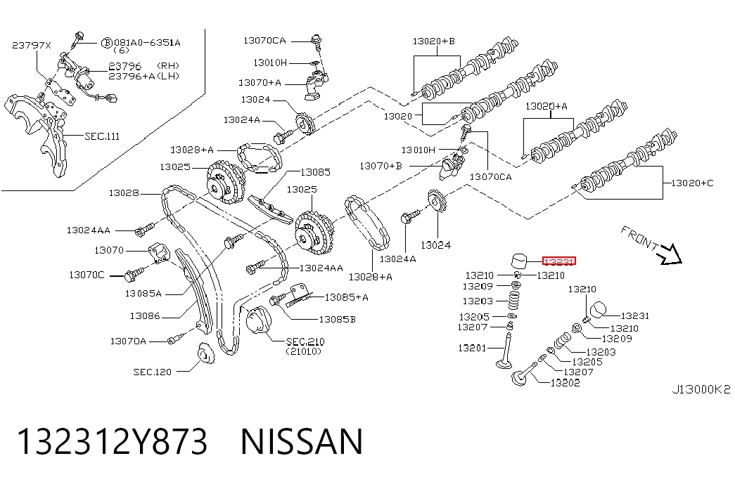 132312Y873 Nissan/Infiniti