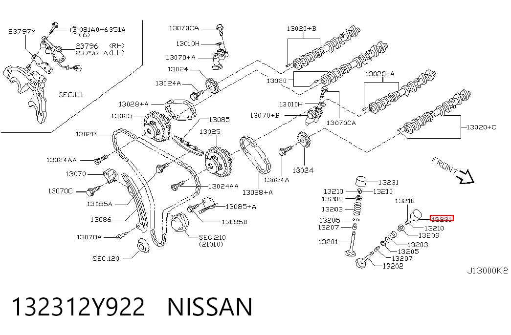 132312Y922 Nissan/Infiniti