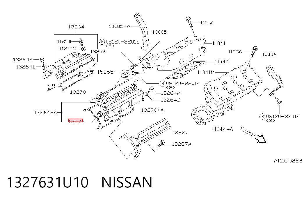 Кольцо уплотнительное свечного колодца Renault (RVI) 1327631U10