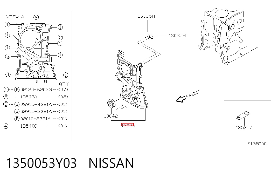 Масляный насос OPN701 Aisin