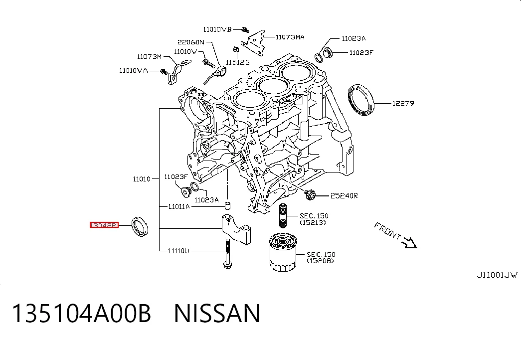 Купить 4709000 Opel Передний сальник коленвала