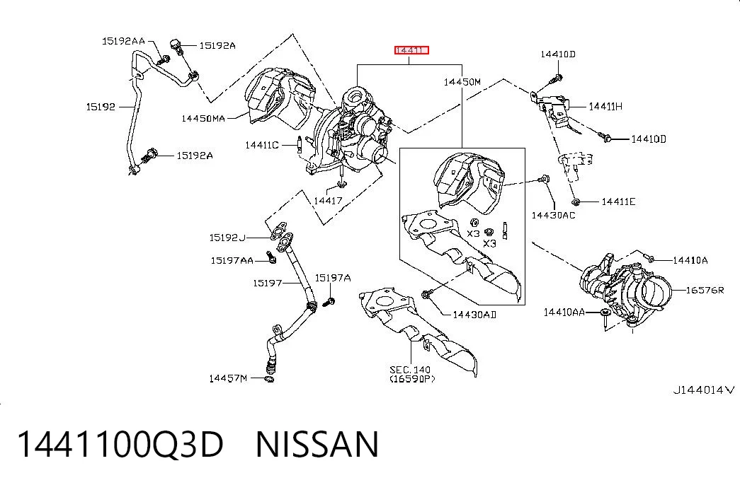 Турбонагнетатель Nissan Qashqai +2 I внедорожник (J10) (2007 - 2014) цена, от 266.35 USD