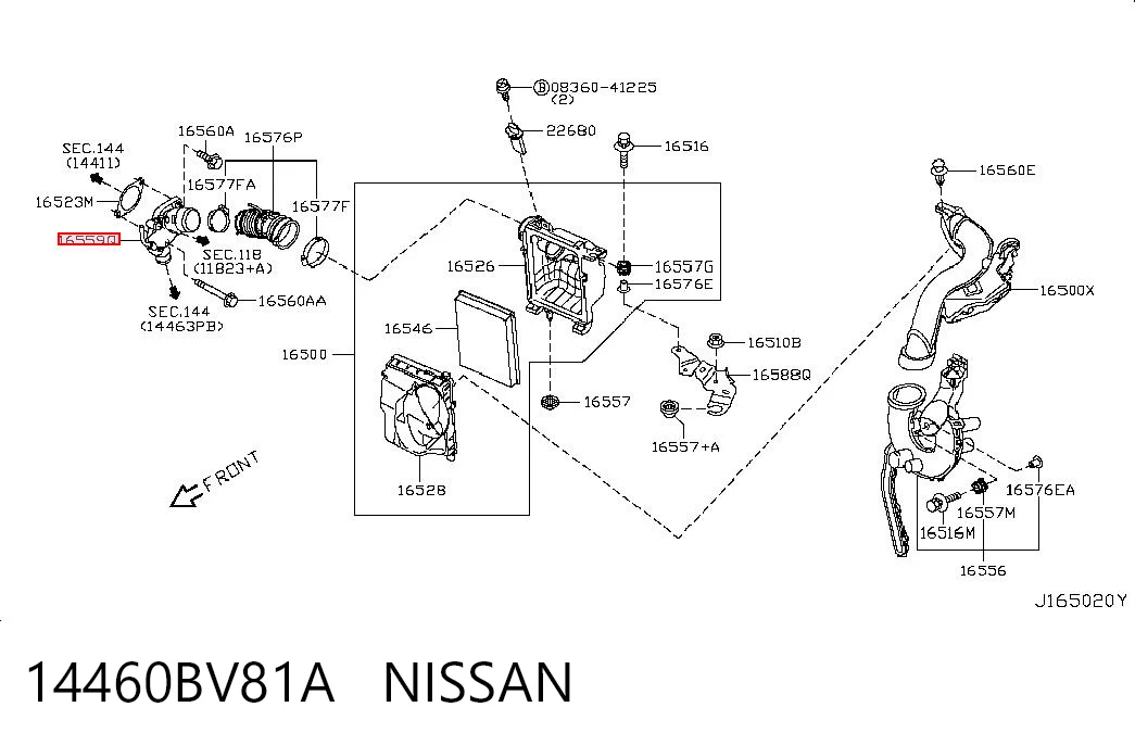 14460BV81A Nissan/Infiniti