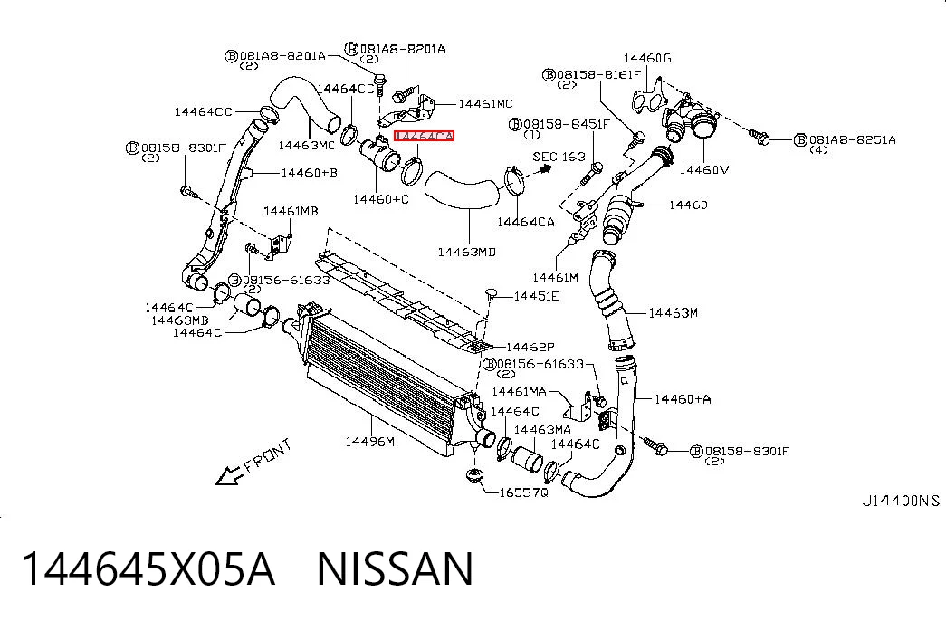 144645X05A Nissan/Infiniti