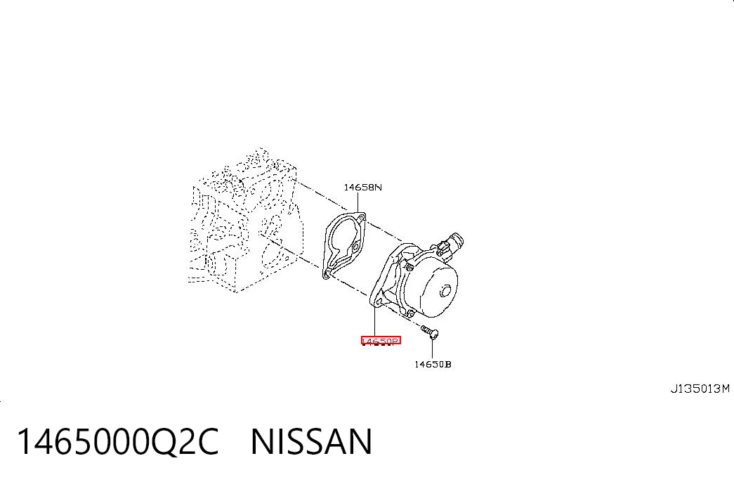  Вакуумный насос Nissan Qashqai 1