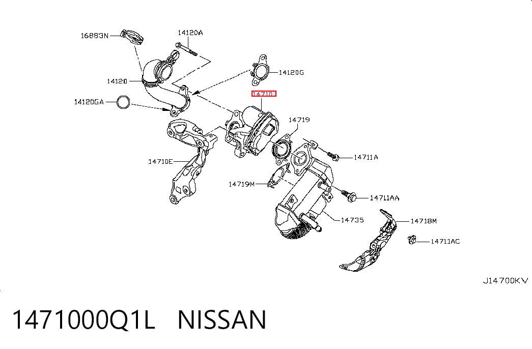 Приборы управления системы рециркуляции Nissan Qashqai II внедорожник (J11) (2013 - 2021) цена, от 62.84 USD