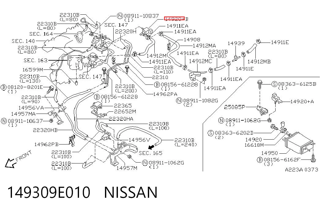 149309E010 Nissan/Infiniti 