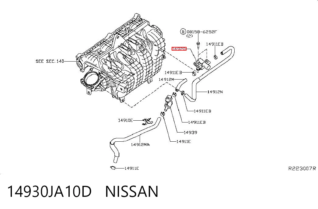 14930JA10D Nissan/Infiniti 