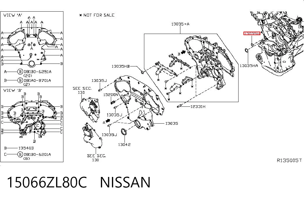 15066ZL80C Nissan/Infiniti 