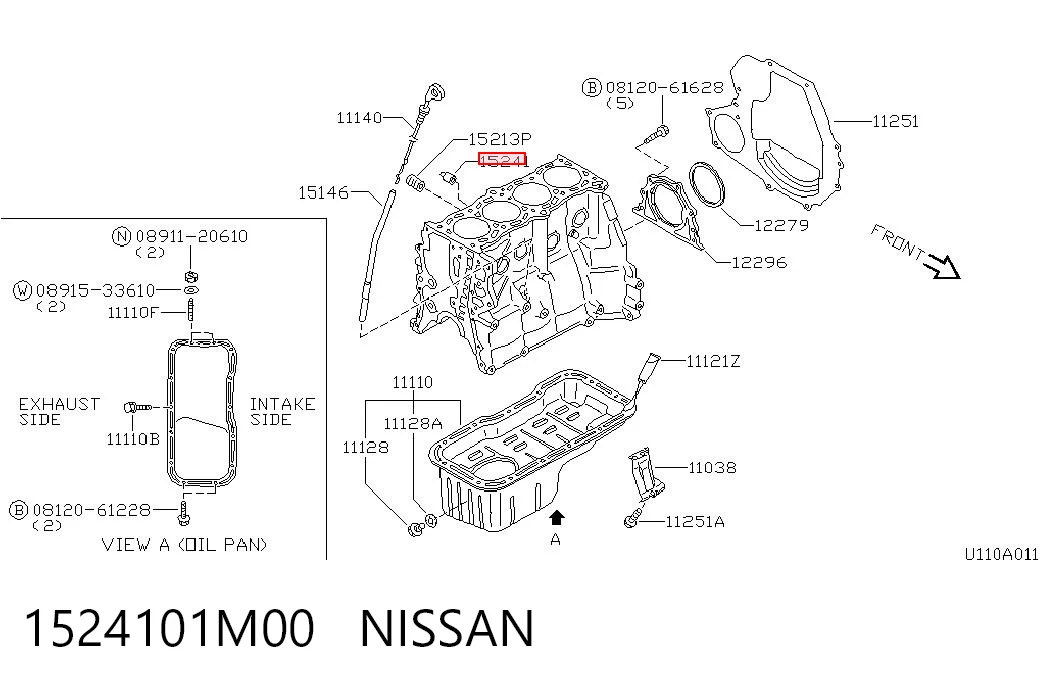 1524101M00 Nissan/Infiniti