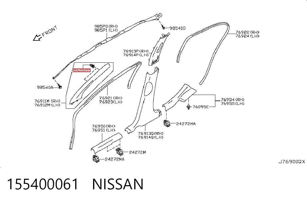 155400061 Nissan/Infiniti 