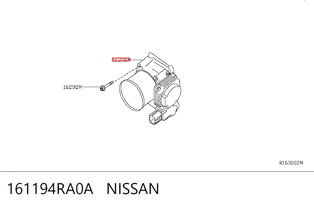161194RA0A Nissan/Infiniti Дроссельная заслонка