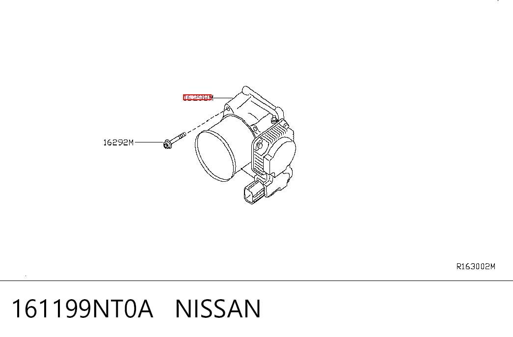 161199NT0A Nissan/Infiniti Дроссельная заслонка