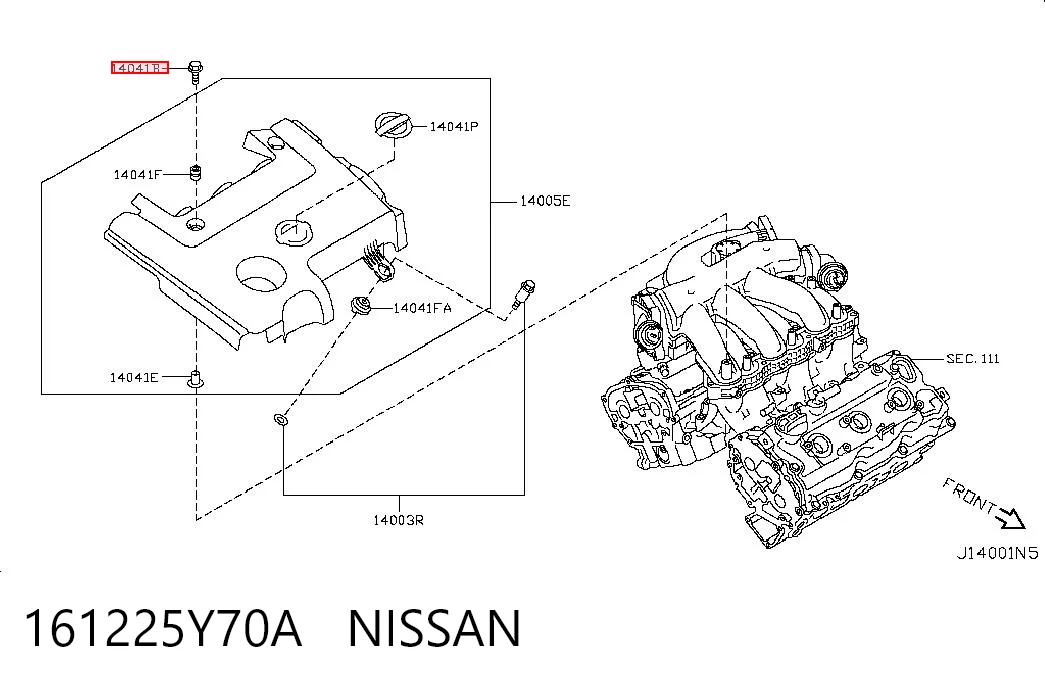 161225Y70A Nissan/Infiniti 