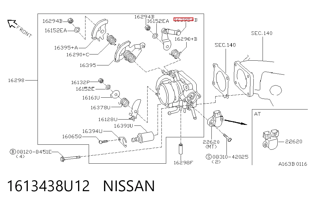 1613438U12 Nissan/Infiniti