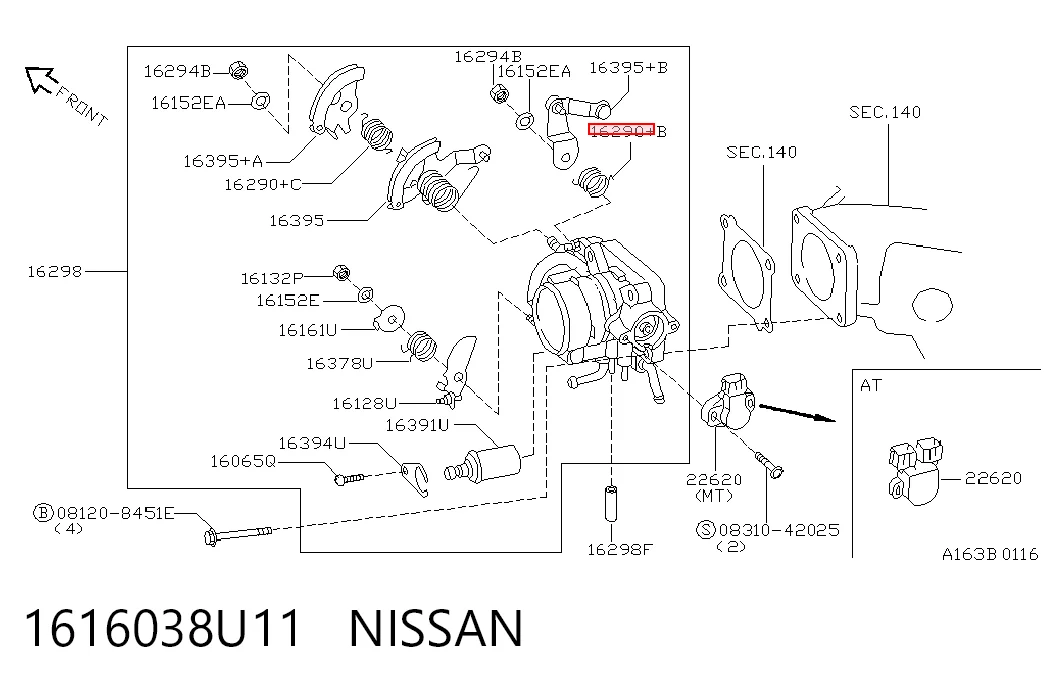 1616038U11 Nissan/Infiniti