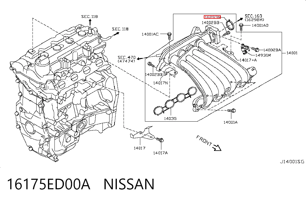 Прокладка дроссельной заслонки Nissan Qashqai +2 I внедорожник (J10) (2007 - 2014) цена, от 3.20 USD