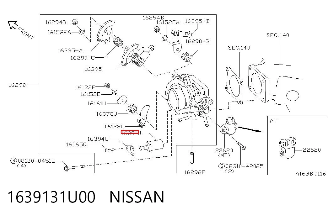 1639131U00 Nissan/Infiniti