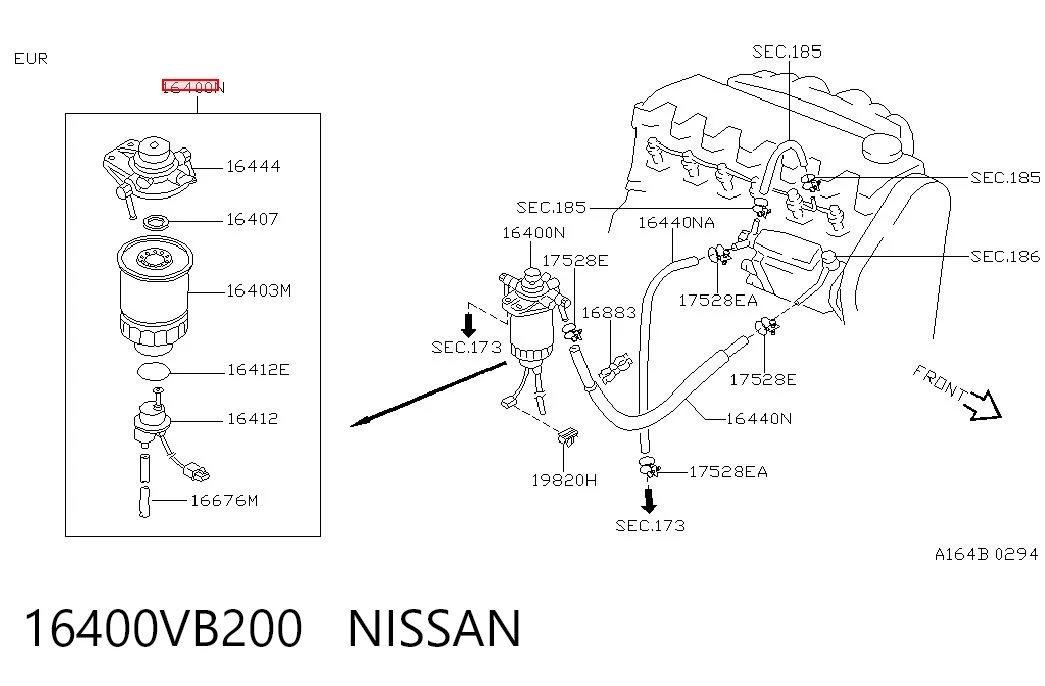 16400VB200 Nissan/Infiniti