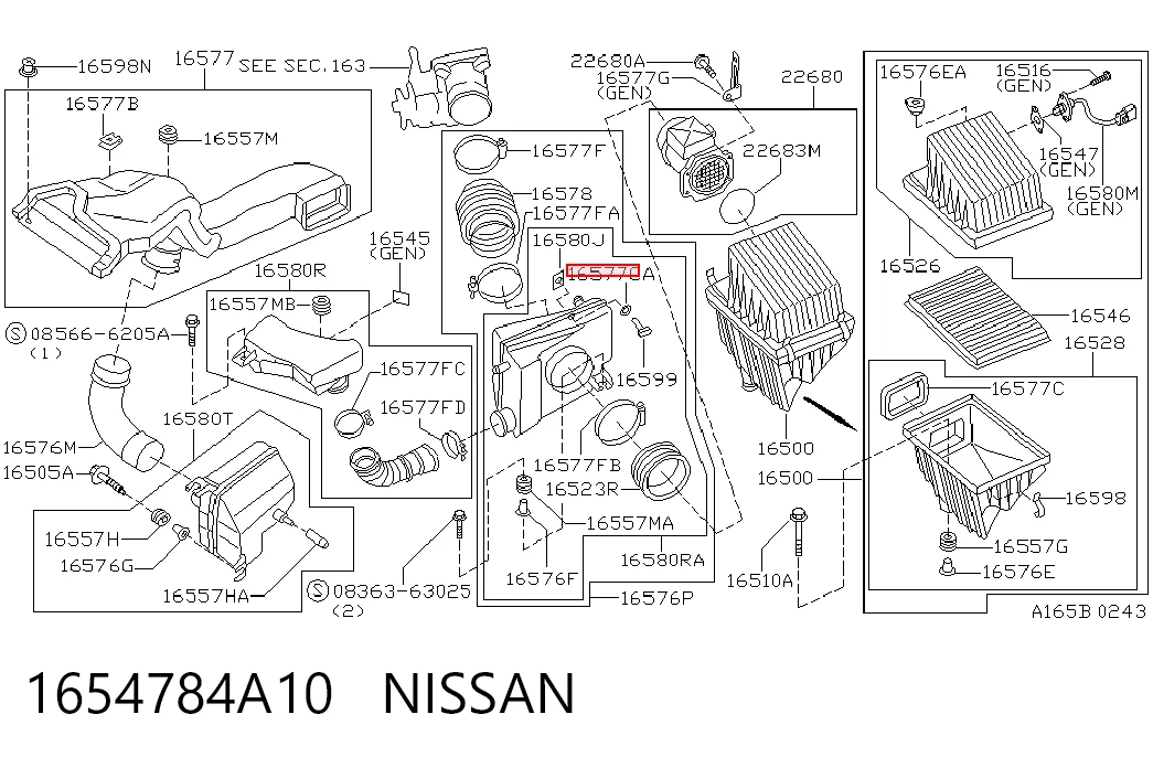 1654784A10 Nissan/Infiniti