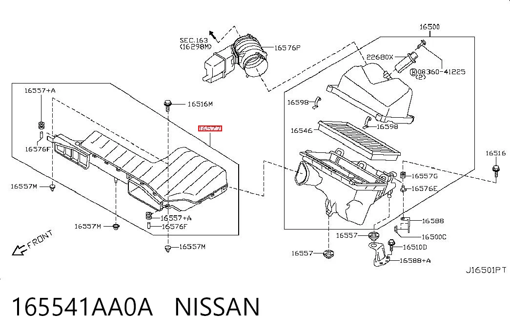 165541AA0A Nissan/Infiniti 