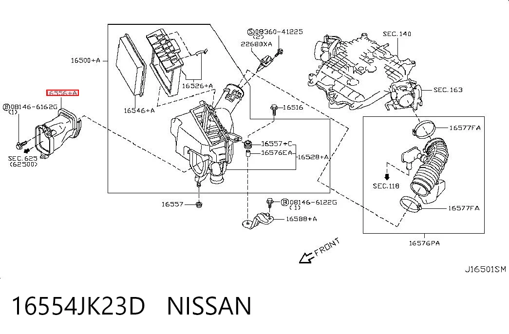 16554JK23D Nissan/Infiniti