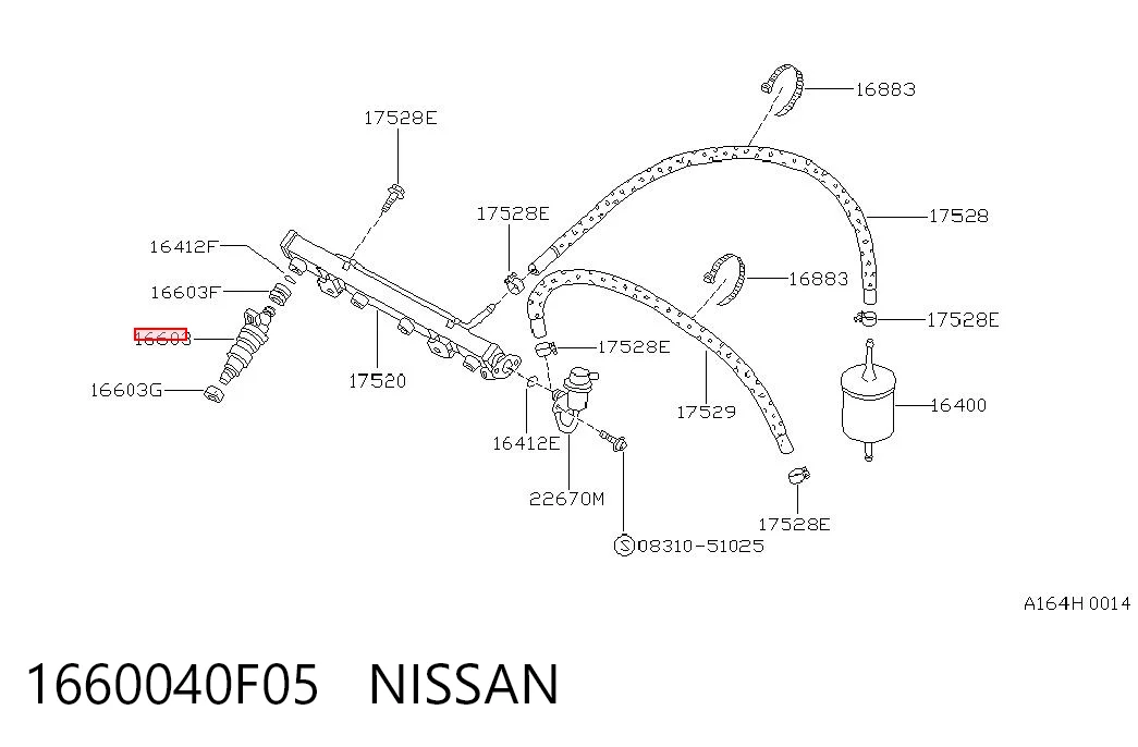 1660040F05 Nissan/Infiniti