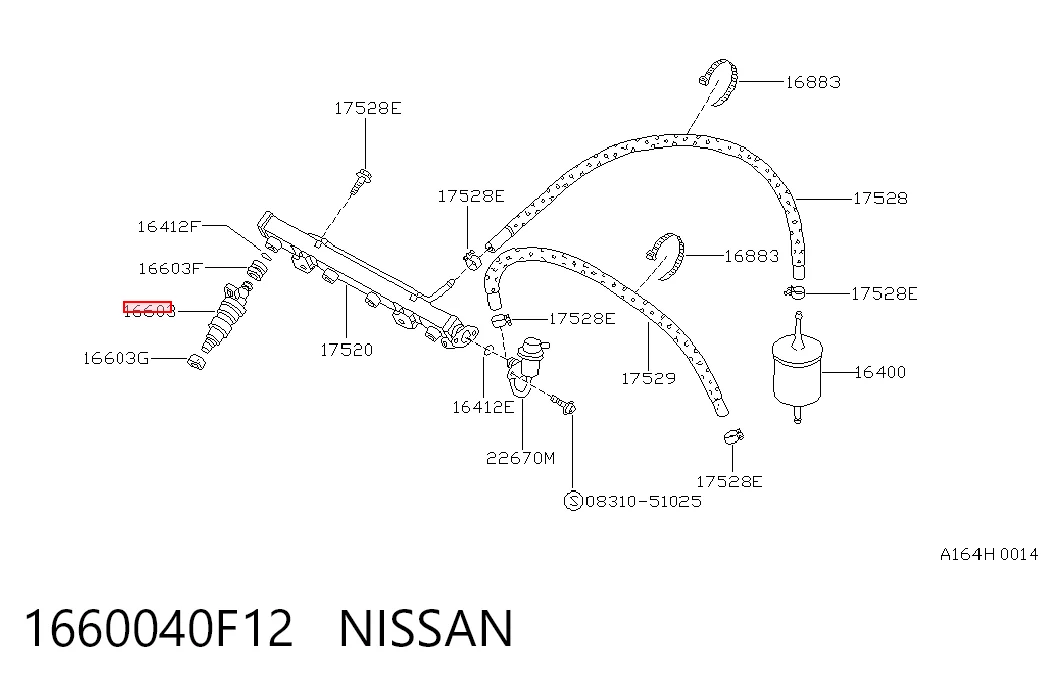 1660040F12 Nissan/Infiniti