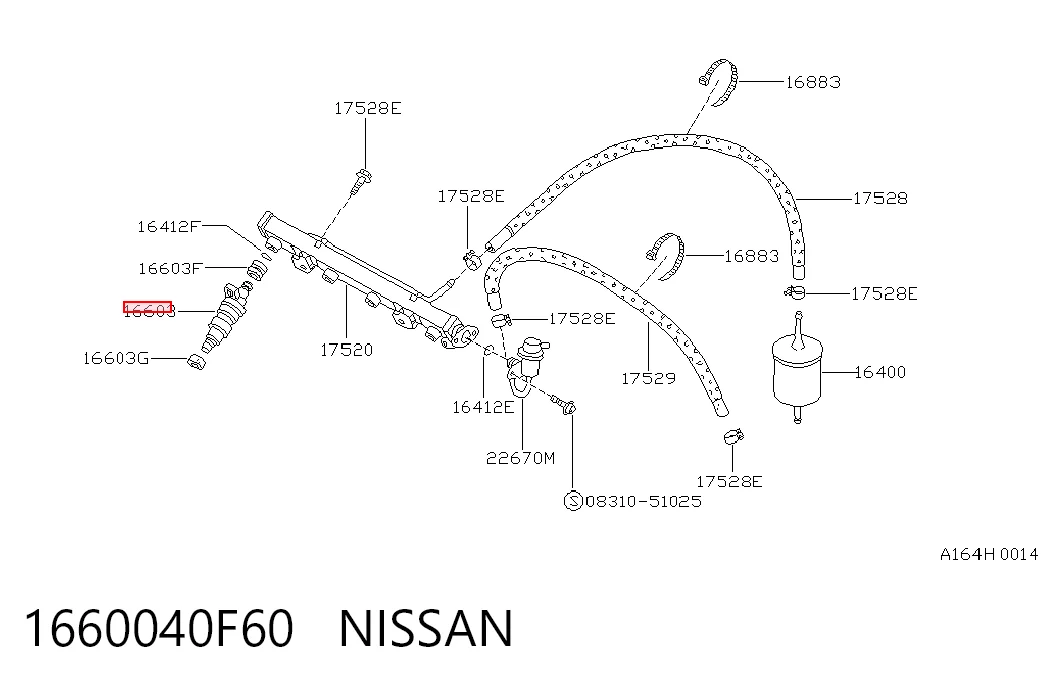 1660040F60 Nissan/Infiniti