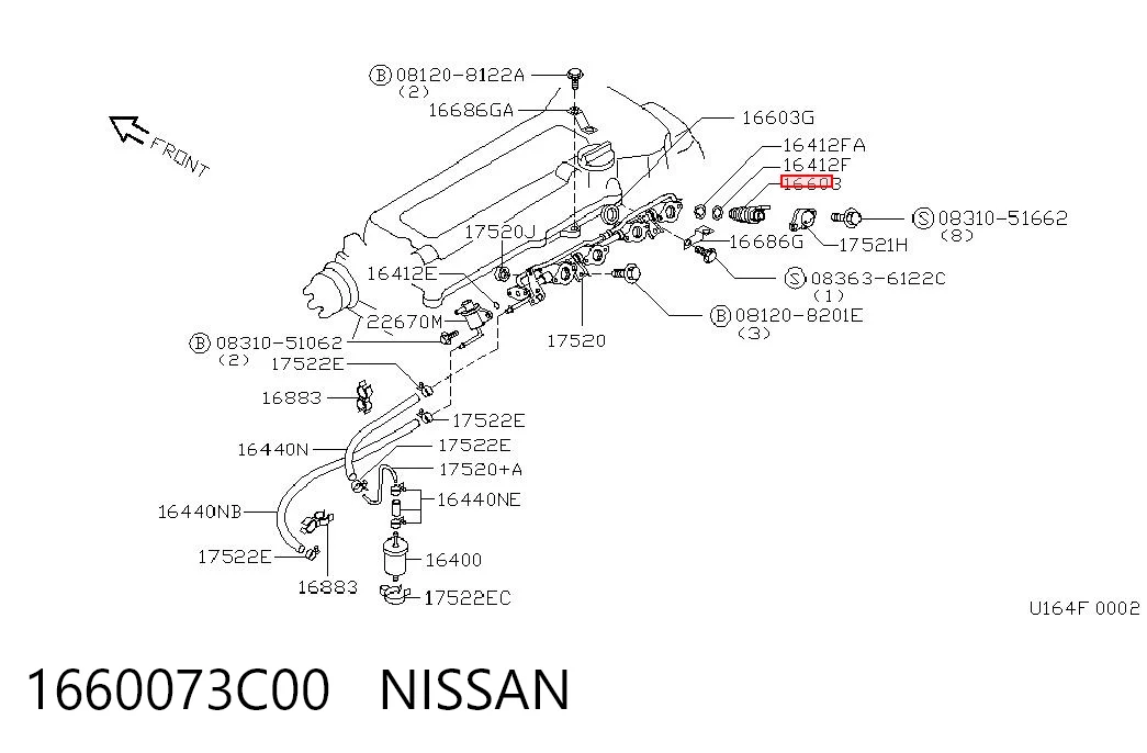 Топливные форсунки на Nissan Almera I N15