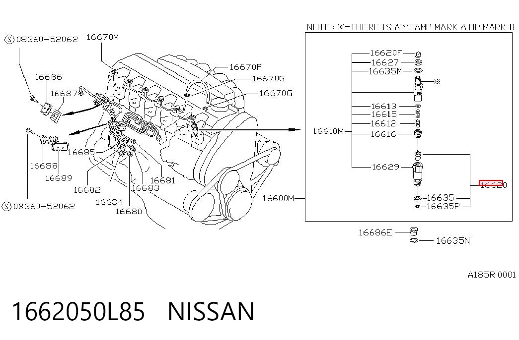 DNOSD187 Denso Распылитель форсунки