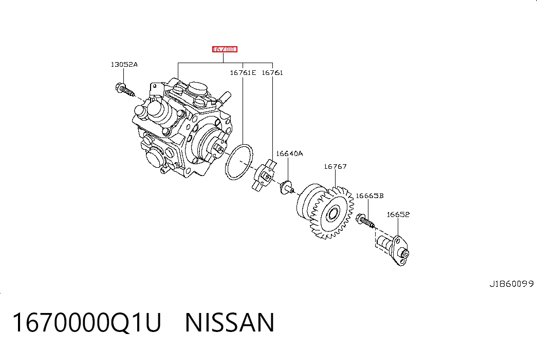 167001810R Renault (RVI) Насос топливный высокого давления (ТНВД)