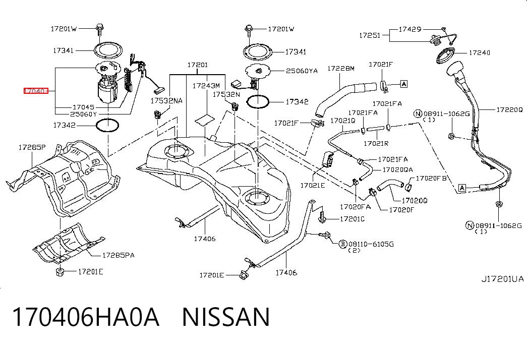 170406HA0A Nissan/Infiniti 