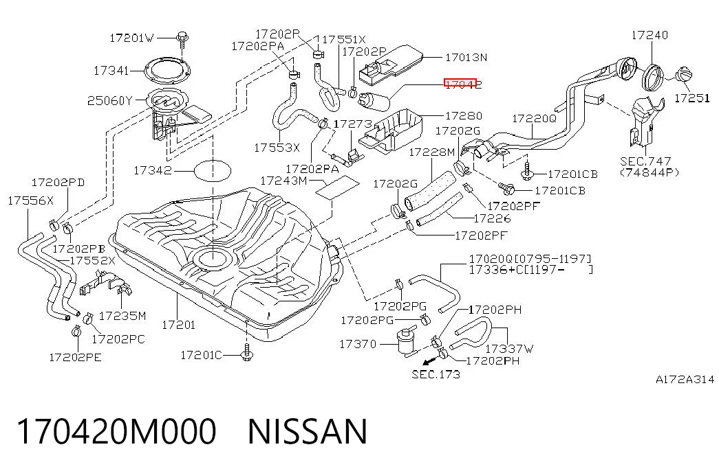 L57713350 Mazda Элемент турбинка топливного насоса