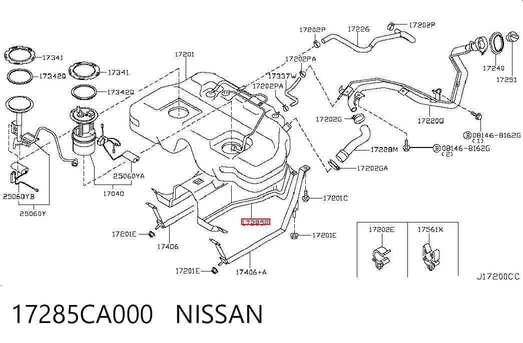 17285CA000 Nissan/Infiniti