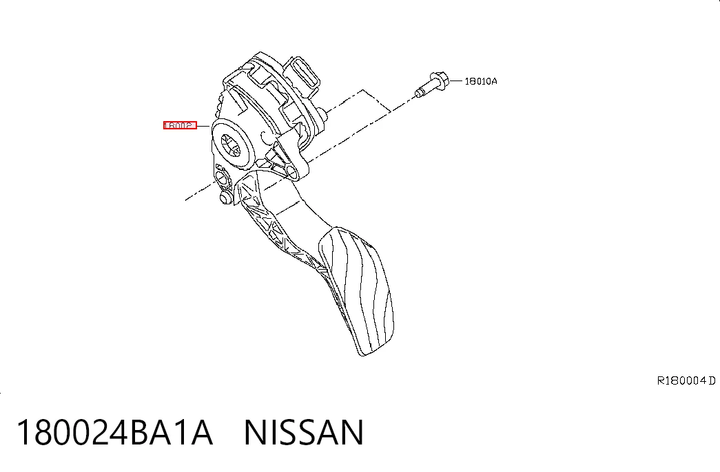 Педаль газа (акселератора) Nissan Qashqai II внедорожник (J11) (2013 - 2021) цена, от 6.33 USD