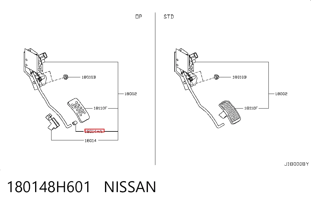 180148H601 Nissan/Infiniti