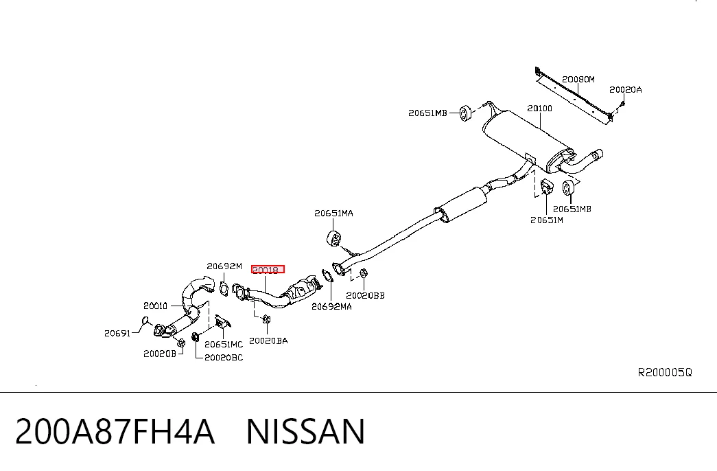  Катализатор Nissan Rogue 
