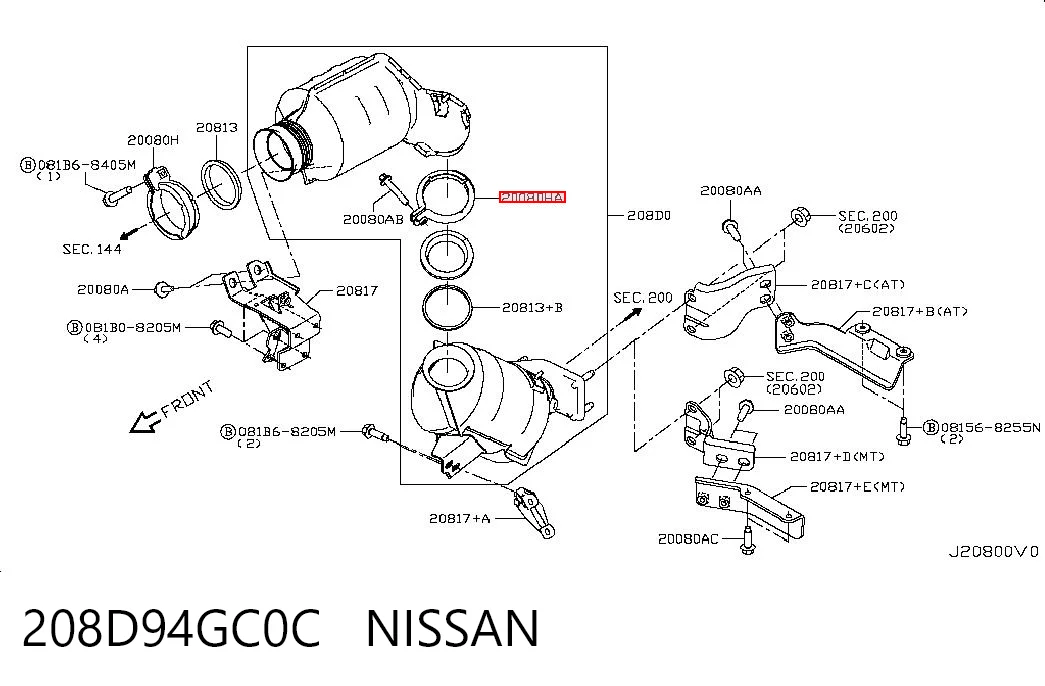208D94GC0C Nissan/Infiniti