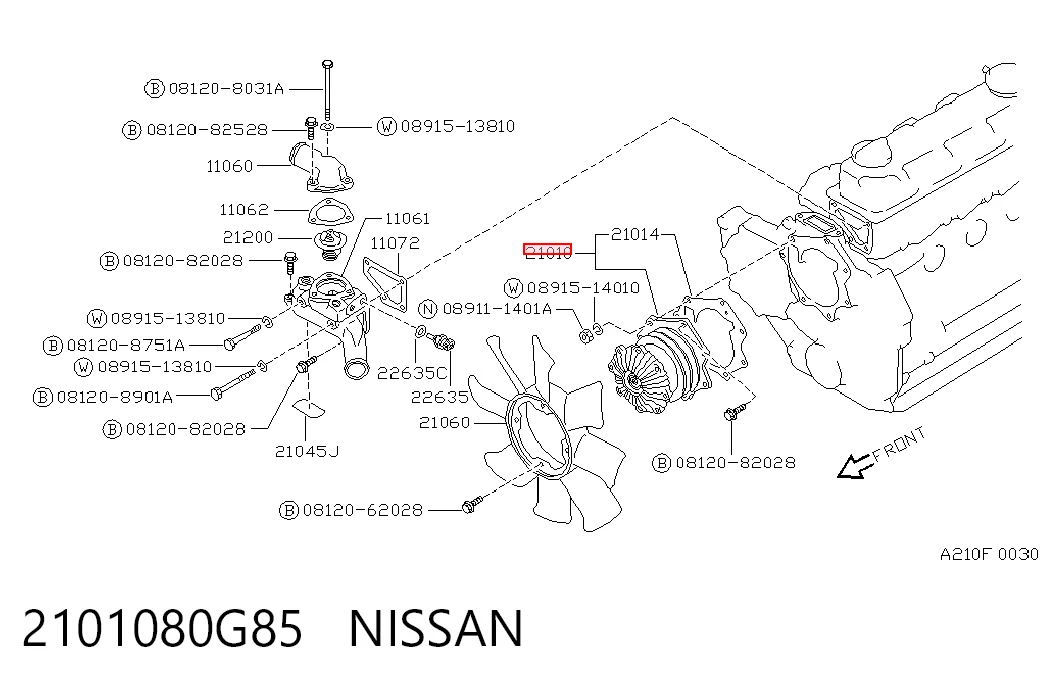 Помпа AISWPN054A Aisin